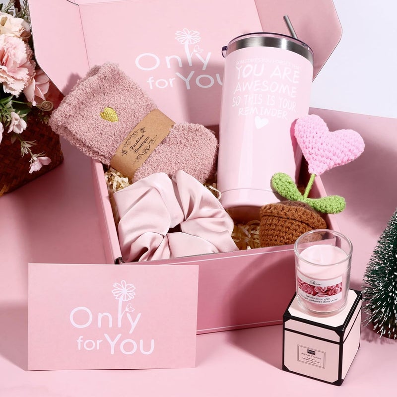 PANYUXUT Gift Baskets for Women, Gift for Birthday, Christmas, Mother's Day, Valentine's Day, Get Well Gifts for Women, Teen girl,Siter, best friend, her, wife,Inspirational Gifts Set Box - Image 2